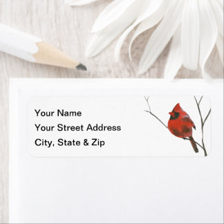 Cardinal Return Address Label