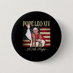 Cardinal Robert Prevost 6 Cm Round Badge