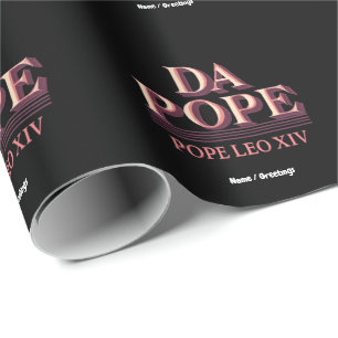 Cardinal Robert Prevost and the Rise of Pope Leo Wrapping Paper