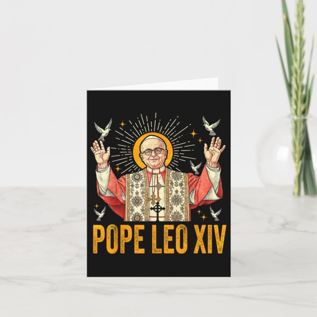 Cardinal Robert Prevost Pope Leo Xiv 0  Card (Front)