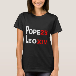 Cardinal Robert Prevost Pope Leo Xiv 2025 Us Flag T-Shirt