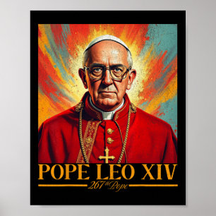Cardinal Robert Prevost Shirt Pope Leo Xiv 1  Poster