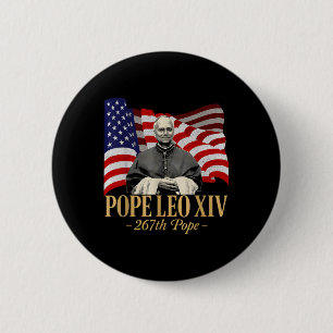 Cardinal Robert Prevost Shirt Pope Leo Xiv For Men 6 Cm Round Badge