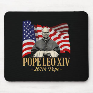 Cardinal Robert Prevost Shirt Pope Leo Xiv For Men Mouse Pad