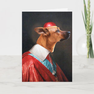 Cardinal Rule Greeting Card