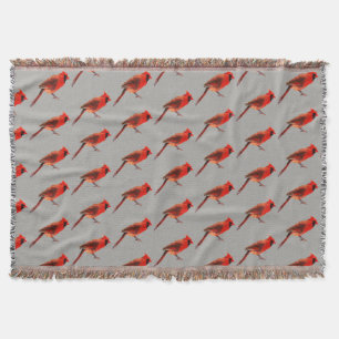 Cardinal(s) Throw Blanket