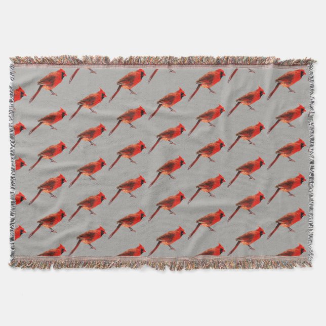 Cardinal(s) Throw Blanket (Front)
