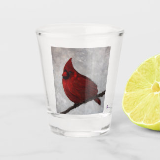 Cardinal Shot glass
