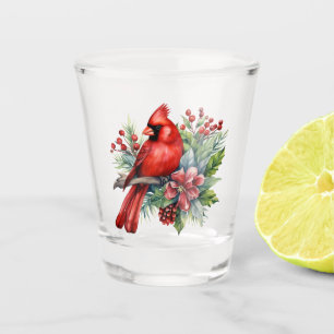 Cardinal Shot Glass
