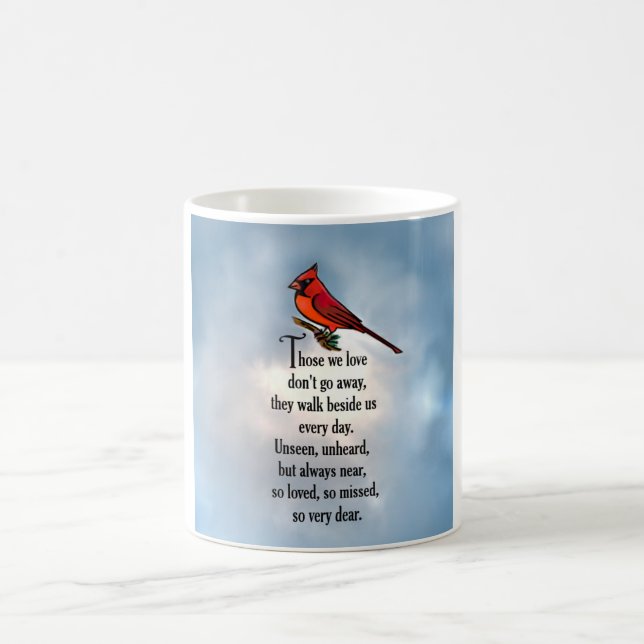 Cardinal "So Loved" Poem Coffee Mug (Center)