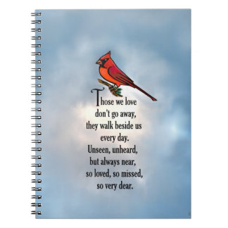 Cardinal "So Loved" Poem Notebook