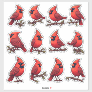 Cardinal & Songbird Set for Kids Decor & Crafts