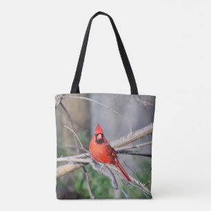 Cardinal Spring Woods Tote Bag