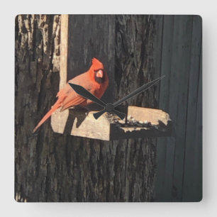 Cardinal  square wall clock