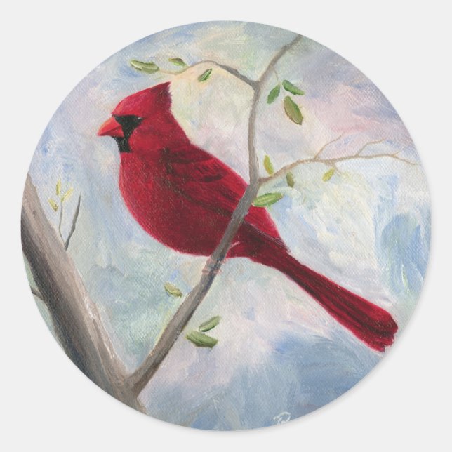 cardinal Sticker (Front)