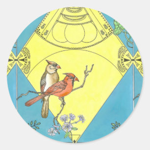Cardinal Sticker sheet