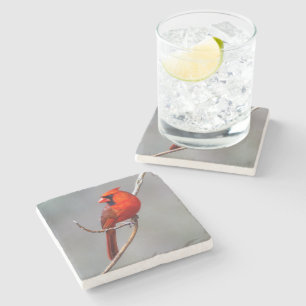 Cardinal Stone Coaster