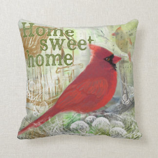 Cardinal throw pillow