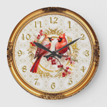 Cardinal Wall Clock