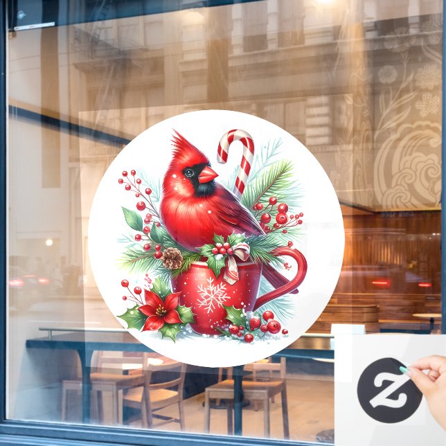 Cardinal Window Cling (Cafe Window)