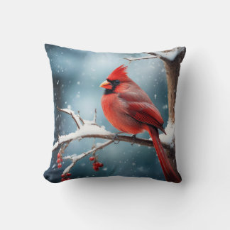 Cardinal Winter #1 Cushion