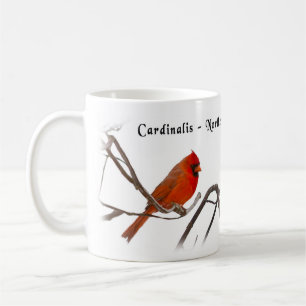 Cardinalis - Northern Red Cardinal - White Mug