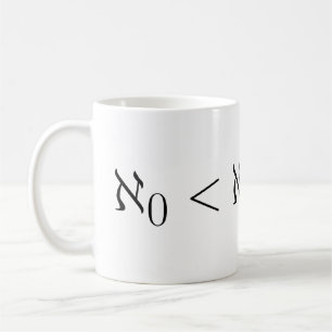 Cardinality of infinite sets coffee mug