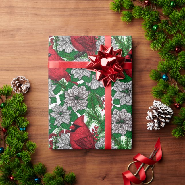 Cardinals 2 wrapping paper (Holiday Gift)