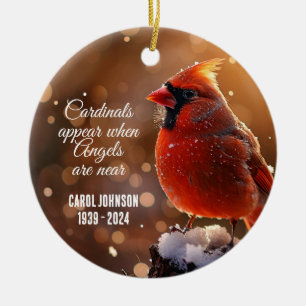 Cardinals and Angels Personalised Ornament
