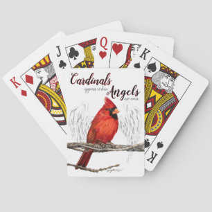 Cardinals Appear Angels Are Near Playing Cards