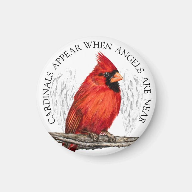 Cardinals Appear When Angels Are Near Magnet (Front)