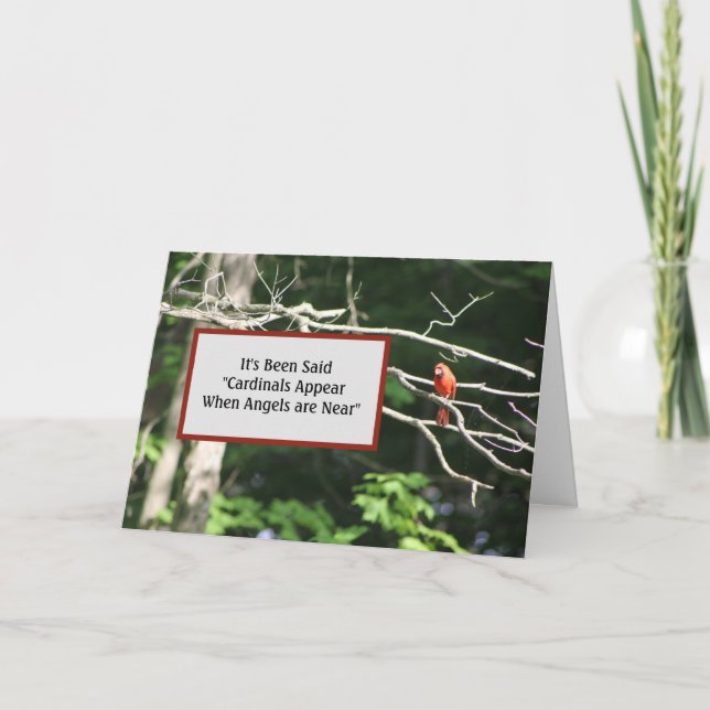 Cardinals Are Near Angels Appear Card (Front)