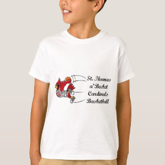 Cardinals basketball script children's t-shirt