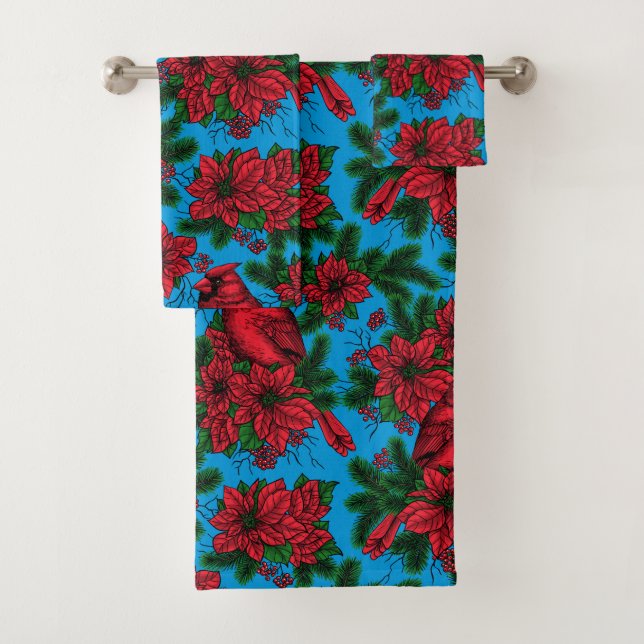 Cardinals Bath Towel Set (Insitu)