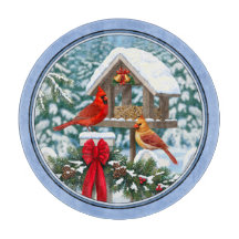 Cardinals Christmas Feast Blue