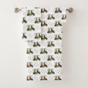 Cardinals Corner Bathroom Towel Set(choose colour)