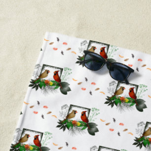 Cardinals Corner Beach Towel (choose colour)