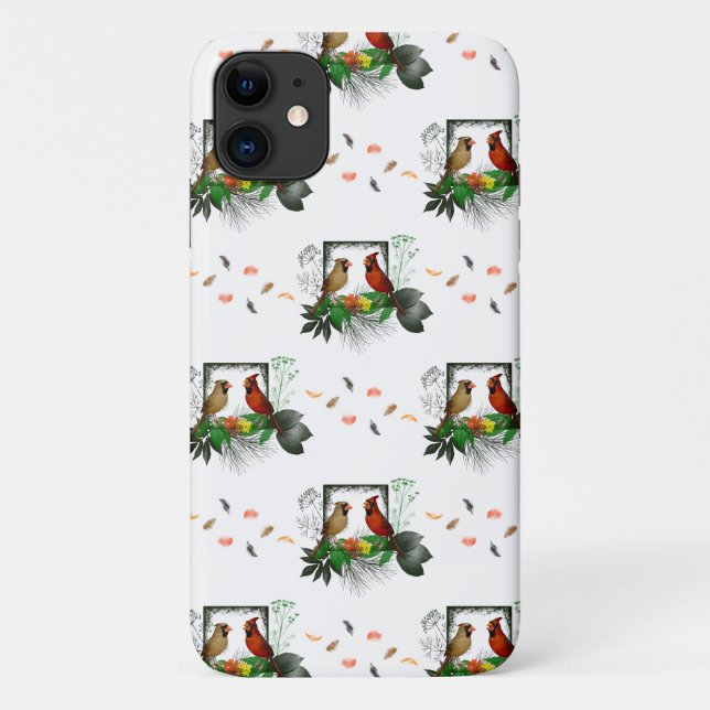 Cardinals Corner iPhone 11 Case (choose colour) (Back)