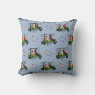 Cardinals Corner Pillow (Light Blue)