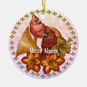 Cardinals Horn  ornament