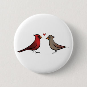 Cardinals in Love Button
