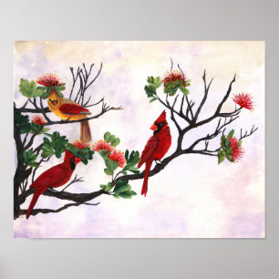 Cardinals in Paradise Poster