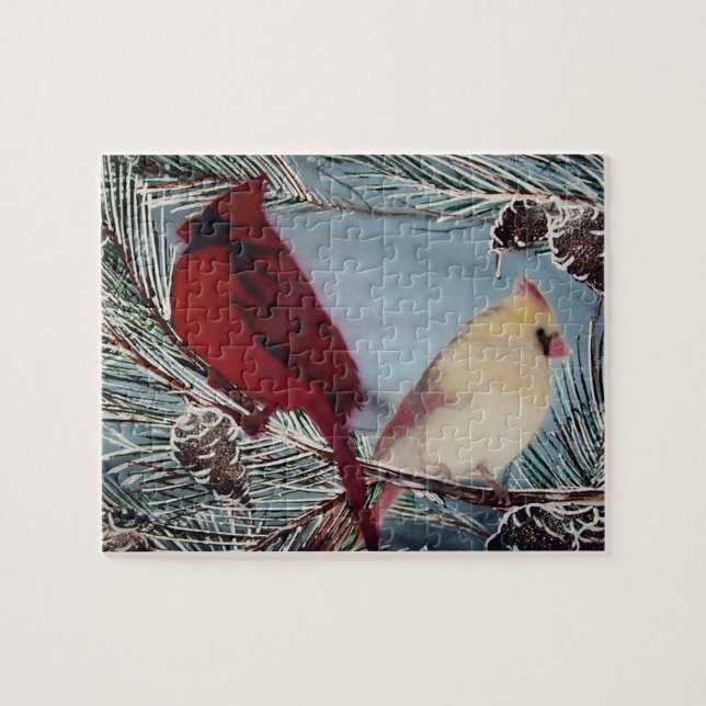 Cardinals Jigsaw Puzzle (Horizontal)