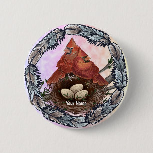 Cardinals Nest  6 Cm Round Badge