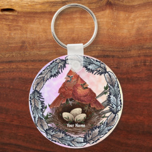 Cardinals Nest Key Ring
