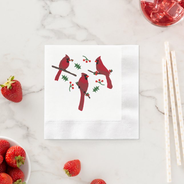 Cardinals Paper Napkin (Insitu)