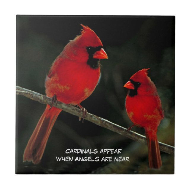 CARDINALS QUOTE CERAMIC TILE (Front)