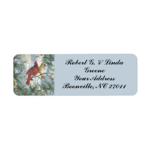 CARDINALS--RETURN ADDRESS LABELS