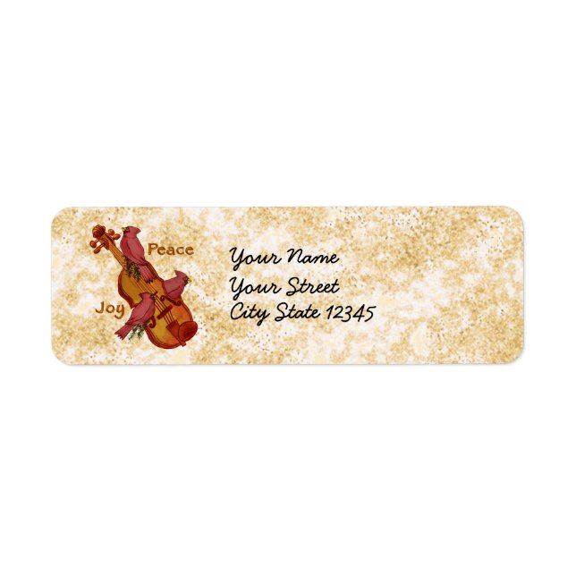 Cardinals Violin revised address labels (Front)