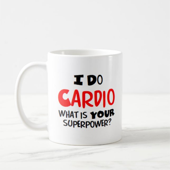 cardio coffee mug (Left)
